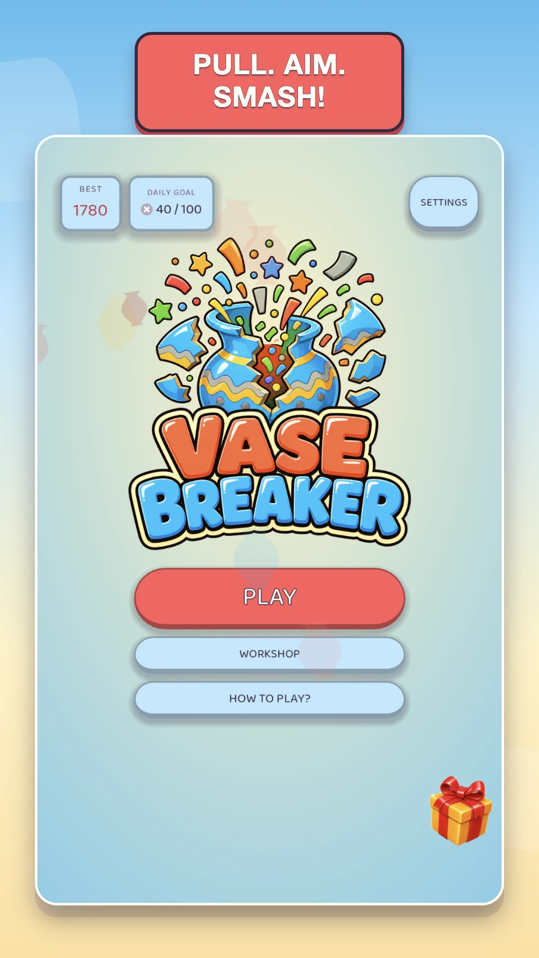 Slingshot Game: Vase Breaker screenshot